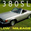 1985 Mercedes Benz 380SL w/Hardtop 38K Low Miles Chrome Wheels Roadster