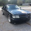 1985 Mercedes Benz 500 SEC LS1 T56 swap hotrod LS Swap Black on Black 6 Speed