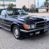 1985 Mercedes SL500 Convertible Euro Version