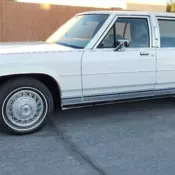 1985 Mercury Grand Marquis Sedan White