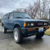1985 Nissan 720 Blue SHORT BED