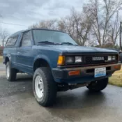 1985 Nissan 720 Pickup Blue SHORT BED