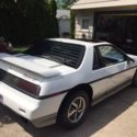 1985 Pontiac Fiero GT White