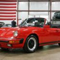 1985 Porsche 911 Carrera  49984 Miles Guards Red Convertible 3.2L H6 5-Speed Man
