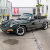 1985 Porsche 911 Carrera Cabriolet 114312 Miles Moss Green Metallic