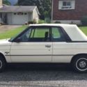 1985 Renault Alliance Convertible