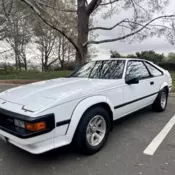 1985 Toyota Celica White