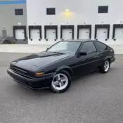 1985 Toyota Corolla Black SPORT GT-S