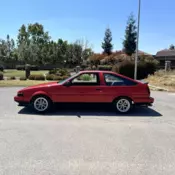 1985 Toyota Corolla Red SPORT GT-S