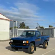 1985 Toyota DLX single cab long bed 4x4 2LT factory turbo diesel pickup truck.