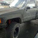 1985 Toyota Pickup Hilux 22R.  4x4 Front Straight Axle, Needs Engine..... NR