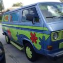 1985 vanagon turned into scooby doo mystery machine
