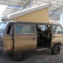 1985 VW Volkswagen Vanagon Westfalia Camper Bus Brown & Tan w/Extra Tires