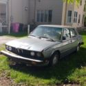 1986 535i   Former daily driver.  Transmission problem took it off the road.