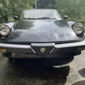 1986 Alfa Romeo Spider Convertible Black 2000 SPIDER