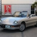 1986 Alfa Romeo Spider Quadrifoglio 59442 Miles Silver