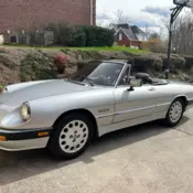 1986 Alfa Romeo Spider Quadrifoglio with 21K orig miles