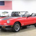 1986 Alfa Romeo Spider Veloce 55936 Miles Red Roadster 2.0l 4 5 Speed Manual