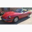 1986 Alfa Romeo Spider Veloce Red convertible