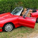 1986 Alpha Romeo Spider Convertible Fuel Injected 5 Speed Red With Tan Interior