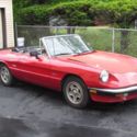 1986 Alpha Romeo Spider Graduate