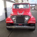 1986 AMC JEEP CJ7 LAREDO SEBRING RED RESTORED 27K MILES NO RUST FULL OPTIONS AC