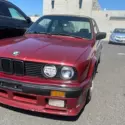 1986 BMW 325e Sedan Red RWD Manual E