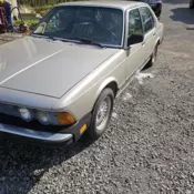 1986 BMW 735i Gold In Color,  California Car