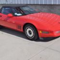 1986 Bright Red Corvette Convertible