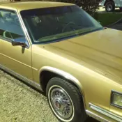 1986 Cadillac DeVille Coupe Brown BASE