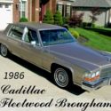 1986 Cadillac Fleetwood Brougham Very Clean 86 Original 5.0 Liter Caddy DeVille