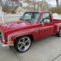 1986 CHEVROLET C10 SILVERADO SHORT STEPSIDE  / LOWERED / BIG BLOCK / 22&#034; US MAGS