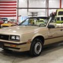 1986 Chevrolet Cavalier  57630 Miles Gold Metallic Convertible 2.0L l4 Automatic
