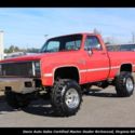 1986 CHEVROLET C/K 10 C/K10 Lifted 4X4 Regular Cab S 73717 Miles Red Pickup Truc
