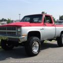 1986 CHEVROLET C/K 10 K10 Scottsdale Lifted 4X4 Regu 1279 Miles Red Pickup Truck