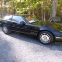 1986 CHEVROLET CORVETTE ~BLACK WITH RED INTERIOR