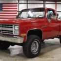1986 Chevrolet K-10  51042 Miles Apple Red Pickup Truck V8 4 Speed Manual