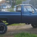 1986 Chevrolet K10 Pickup Blue 4WD Automatic