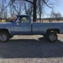 1986 Chevrolet K10 Pickup Blue 4WD Manual