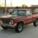 1986 Chevrolet K10 Pickup Red 4WD Manual Silverado