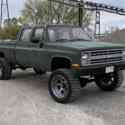 1986 Chevrolet K30 Pickup Green 4WD Automatic 3+3 Custom Deluxe 4x4