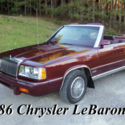 1986 Chrysler LeBaron Base Convertible 2-Door 2.2L