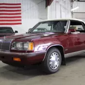 1986 Chrysler Lebaron Convertible 65160 Miles Red Convertible 2.2L I4