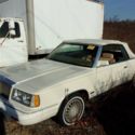 1986 Chrysler LeBaron Turbo Convertible Mark Cross solid but needs work