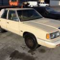 1986 Chrysler LeBaron Turbo Mark Cross Classic NEEDS TO BE SAVED FROM CRUSHER!