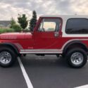 1986 CJ-7 FROM NEW MEXICO WITH DANA 44 AND SEBRING RED PAINT CODE