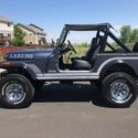 1986 CJ-7 LAREDO WITH 5 SPEED READY FOR SUMMER FUN WITH PAINT CODE 4M CHARCOAL