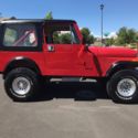 1986 CJ-7 ONLY 92K WITH DANA 44 REAR END SEBRING RED VERY CLEAN JEEP