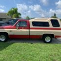 1986 classic vintage  8&#039; Camper Top chevy square body c10 305 v8 auto.