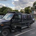 1986 conversion van with solar panel, thule bike rack, AC works! Stealth RV!